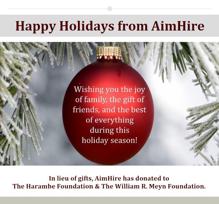 AimHire Happy Holidays 2015